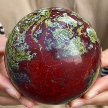 Load image into Gallery viewer, Natural Dragon Bloodstone Energy Sphere