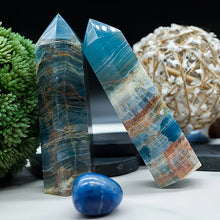 Load image into Gallery viewer, 1PC Natural Blue Onyx Crystal Obelisk for Healing