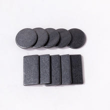 Load image into Gallery viewer, 5PCS Natural Shungite EMF Protection Stickers – Raw Crystal Phone Shields for Mobile Devices