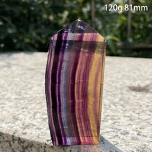 Load image into Gallery viewer, 1PC Natural Fluorite Crystal Polished Obelisk for Healing