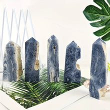 Load image into Gallery viewer, 1PC Natural Blue Coral Crystal Obelisk for Healing