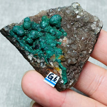 Load image into Gallery viewer, Natural Spherical Malachite Crystal Cluster – Raw Mineral Specimen for Collection &amp; Home Decor