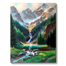 Load image into Gallery viewer, 5D Diamond Art Painting Aurora Landscape Mosaic Embroidery Cross Stitch Kit Full Round Rhinestone DIY Wall Home Decor
