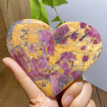 Load image into Gallery viewer, High Quality Natural Pink Tourmaline Smoky Quartz Lepidolite Crystal Heart