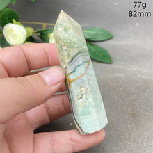 Load image into Gallery viewer, 1PC Natural Rare Green Emerald Crystal Obelisk for Healing