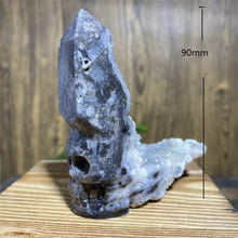 Load image into Gallery viewer, Natural Sphalerite Skull Carving Mineral Specimen