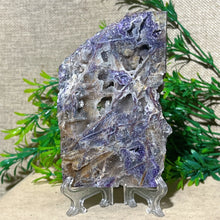 Load image into Gallery viewer, Druzy Sphalerite Crystal Slab Display – Natural Mineral Specimen Slice with Stand for Collection &amp; Home Decor