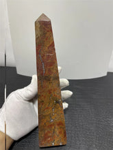 Load image into Gallery viewer, Natural Ocean Jasper Crystal Point Wand – Large Quartz Mineral Specimen for Collection &amp; Home Decor