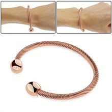 Load image into Gallery viewer, Magnetic Copper Healing Bracelet Bangle