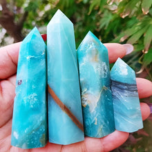 Load image into Gallery viewer, 1PC Natural High Quality Sky Blue Quartz Obelisk for Healing
