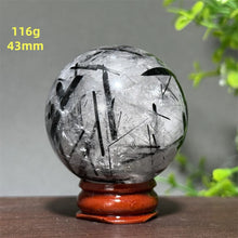 Load image into Gallery viewer, Natural Black Tourmaline Sphere for Healing