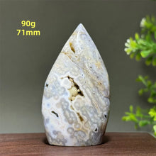 Load image into Gallery viewer, 1PC Natural Marine Jasper Free Form Torch Mineral Specimen Home Decor