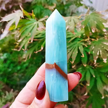 Load image into Gallery viewer, 1PC Natural High Quality Sky Blue Quartz Obelisk for Healing