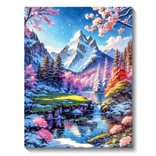 Load image into Gallery viewer, 5D Diamond Art Painting Aurora Landscape Mosaic Embroidery Cross Stitch Kit Full Round Rhinestone DIY Wall Home Decor