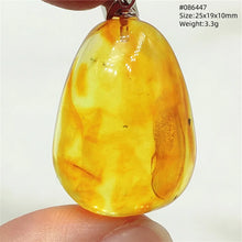 Load image into Gallery viewer, Natural Baltic Amber Teardrop Pendant – Premium Genuine Yellow Amber Necklace Gift