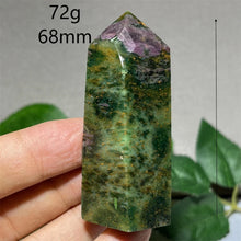 Load image into Gallery viewer, 1PC Natural Ruby Zoisite Emerald Mineral Obelisk for Healing