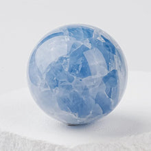Load image into Gallery viewer, 1Pc Random Natural Blue Celestite Crystal Sphere
