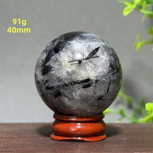 Load image into Gallery viewer, Natural Black Tourmaline Sphere for Healing