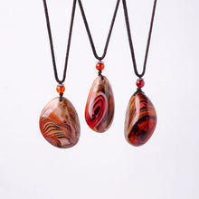 Load image into Gallery viewer, 1PC Natural Sardonyx Tumbled Stone Raw Polished Pendant