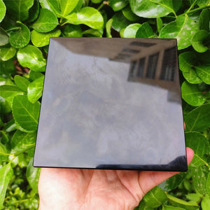 Natural Black Tourmaline Crystal Healing Energy Pyramid