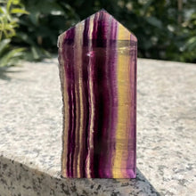 Load image into Gallery viewer, 1PC Natural Fluorite Crystal Polished Obelisk for Healing
