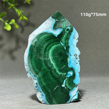 Load image into Gallery viewer, 1PC Natural Chrysocolla Mineral Obelisk Specimen for Healing