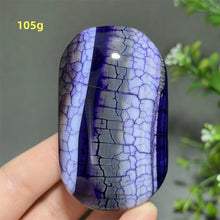 Load image into Gallery viewer, 1PC Natural Dragon Pattern Agate Palm Stone Polished