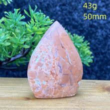 Load image into Gallery viewer, 1PC Natural Rare Pink Agate Geode Crystal Free Form Torch Specimen Home Decor