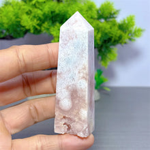 Load image into Gallery viewer, 1PC Natural Pink Flower Agate Obelisk for Healing