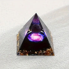 Load image into Gallery viewer, 1PC Relieve Stress and Attract Wealth Amethyst Crystal Ball Pyramid