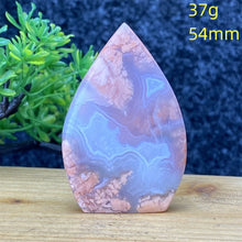 Load image into Gallery viewer, 1PC Natural Rare Pink Agate Geode Crystal Free Form Torch Specimen Home Decor