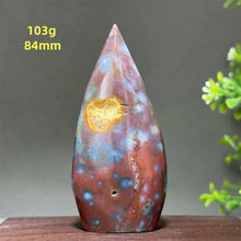 Load image into Gallery viewer, 1PC Natural Marine Jasper Free Form Torch Mineral Specimen Home Decor