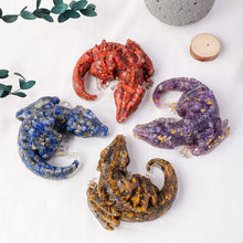 Load image into Gallery viewer, 1PC Natural Crystal Dragon Figurine Sculpture for Home Office Decoration