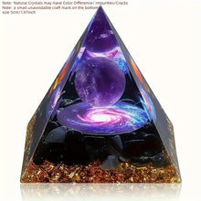 Load image into Gallery viewer, 1PC Relieve Stress and Attract Wealth Amethyst Crystal Ball Pyramid