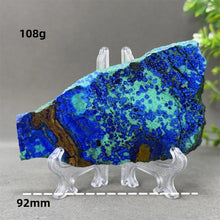 Load image into Gallery viewer, Natural High Quality Blue Copper Ore Slice