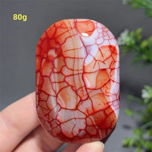 Load image into Gallery viewer, 1PC Natural Dragon Pattern Agate Palm Stone Polished