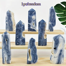 Load image into Gallery viewer, 1PC Natural Blue Coral Crystal Obelisk for Healing