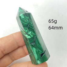 Load image into Gallery viewer, 1PC Natural Malachite Free Form Obelisk Mineral Specimen for Healing