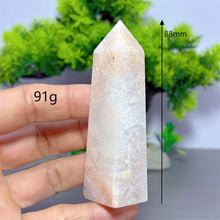 Load image into Gallery viewer, 1PC Natural Pink Flower Agate Obelisk for Healing