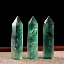 Load image into Gallery viewer, Natural Crystal Wand – Hexagonal Point Stone – Multiple Variants – Healing, Crafts, Home Decor, Gift