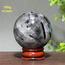 Load image into Gallery viewer, Natural Black Tourmaline Sphere for Healing
