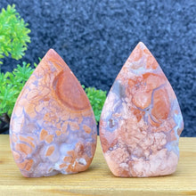 Load image into Gallery viewer, 1PC Natural Rare Pink Agate Geode Crystal Free Form Torch Specimen Home Decor