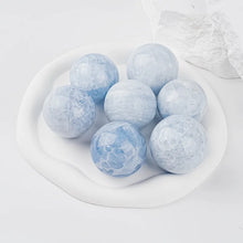 Load image into Gallery viewer, 1Pc Random Natural Blue Celestite Crystal Sphere