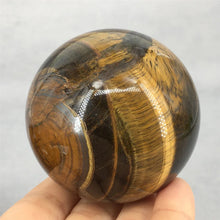 Load image into Gallery viewer, Natural Tigers Eye Polished Sphere Home Decor