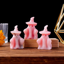 Load image into Gallery viewer, 1PC Natural Pink Opal Carving Ghost Stone Statue