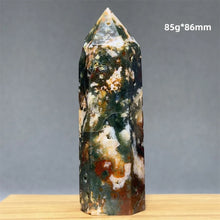 Load image into Gallery viewer, 1PC Natural Aquatic Moss Mineral Quartz Obelisk for Healing