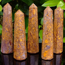 Load image into Gallery viewer, 1PC Natural Calligraphy Stone Polished Point Obelisk for Healing