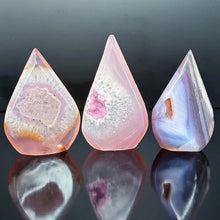 Load image into Gallery viewer, 1PC Natural Pink Agate Free Form Torch Home Decor