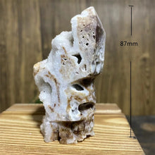Load image into Gallery viewer, Natural Sphalerite Skull Carving Mineral Specimen