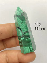 Load image into Gallery viewer, 1PC Natural Malachite Free Form Obelisk Mineral Specimen for Healing